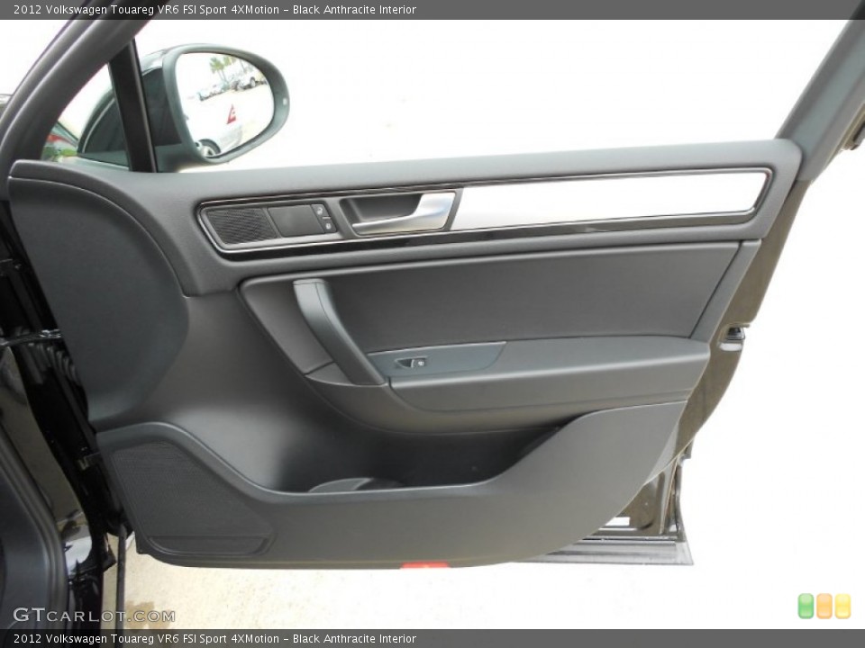 Black Anthracite Interior Door Panel for the 2012 Volkswagen Touareg VR6 FSI Sport 4XMotion #61310427