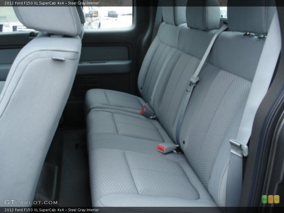 Steel Gray Interior Photo for the 2012 Ford F150 XL SuperCab 4x4 #61312418