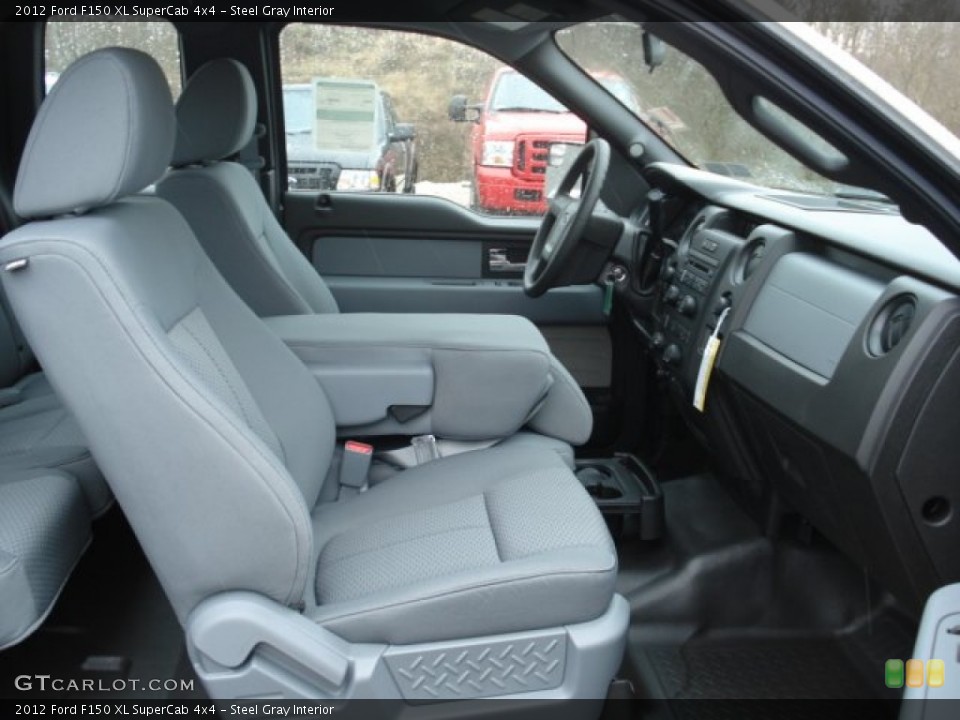 Steel Gray Interior Photo for the 2012 Ford F150 XL SuperCab 4x4 #61312445