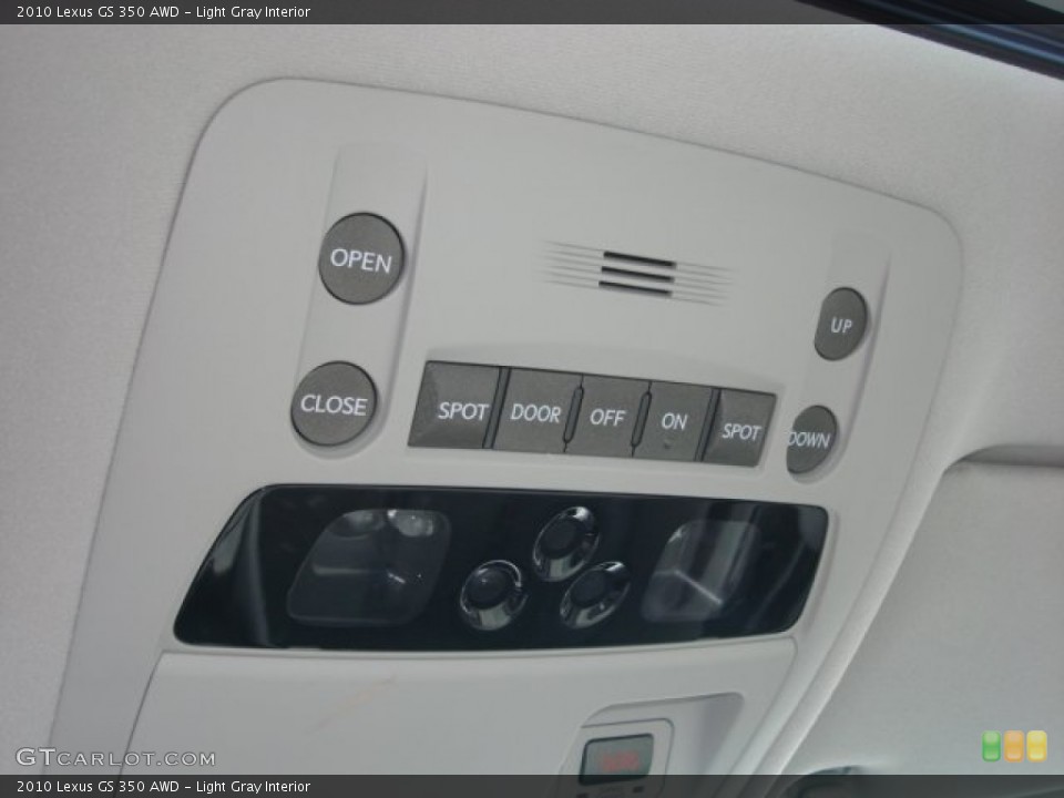 Light Gray Interior Controls for the 2010 Lexus GS 350 AWD #61315655