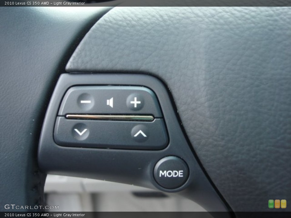 Light Gray Interior Controls for the 2010 Lexus GS 350 AWD #61315690