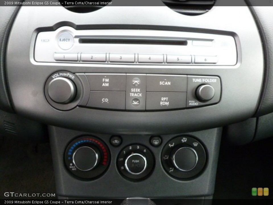 Terra Cotta/Charcoal Interior Controls for the 2009 Mitsubishi Eclipse GS Coupe #61316270