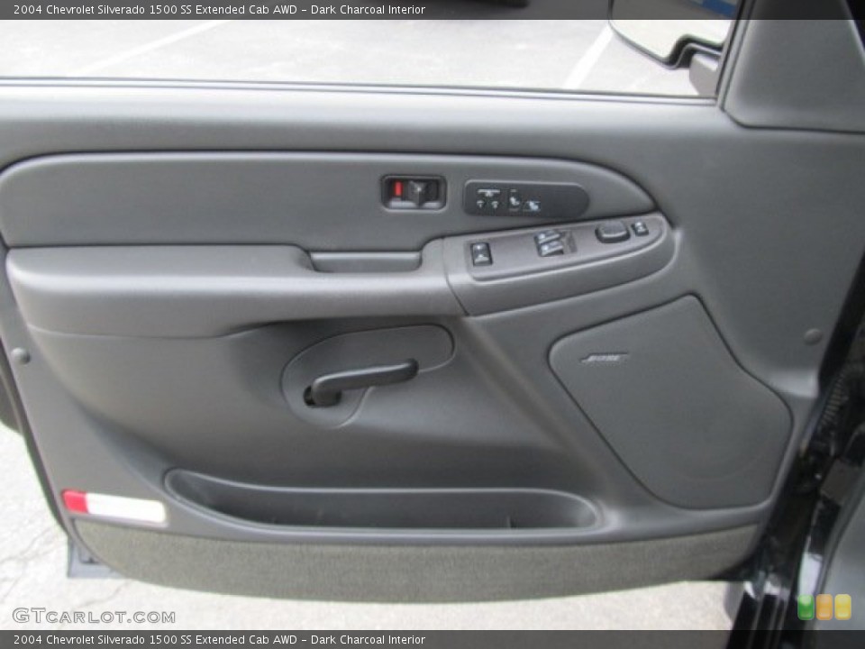 Dark Charcoal Interior Door Panel for the 2004 Chevrolet Silverado 1500 SS Extended Cab AWD #61317477