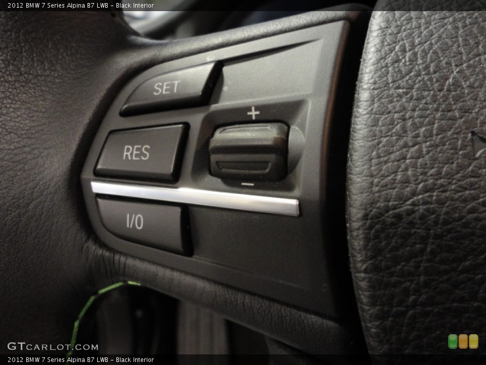 Black Interior Controls for the 2012 BMW 7 Series Alpina B7 LWB #61320203