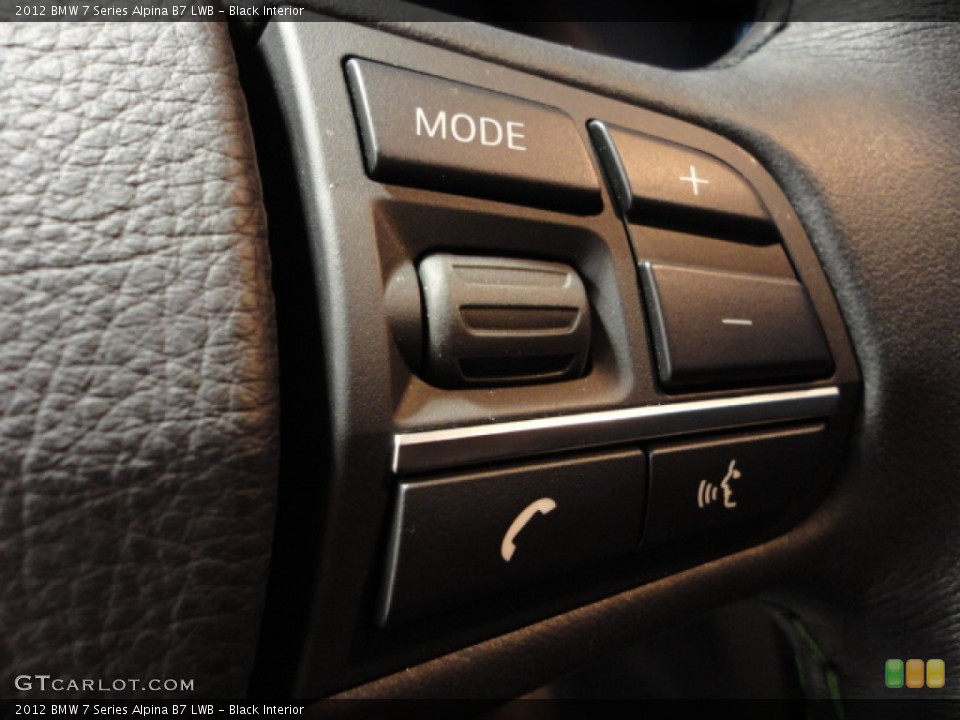 Black Interior Controls for the 2012 BMW 7 Series Alpina B7 LWB #61320230