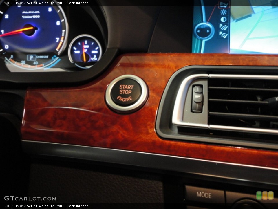 Black Interior Controls for the 2012 BMW 7 Series Alpina B7 LWB #61320248