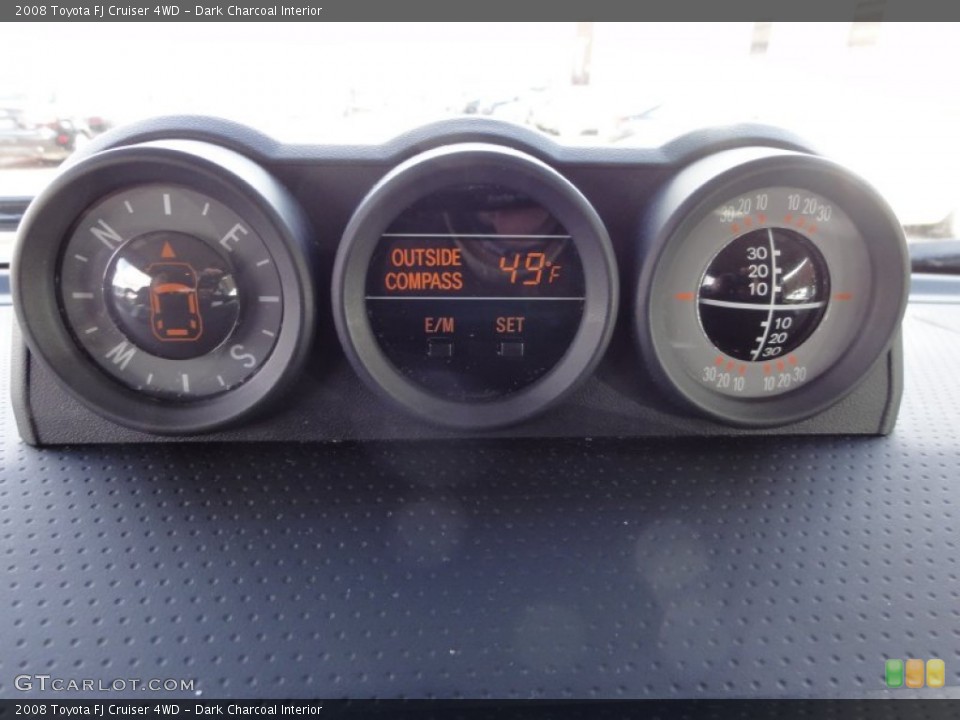 Dark Charcoal Interior Gauges for the 2008 Toyota FJ Cruiser 4WD #61323689