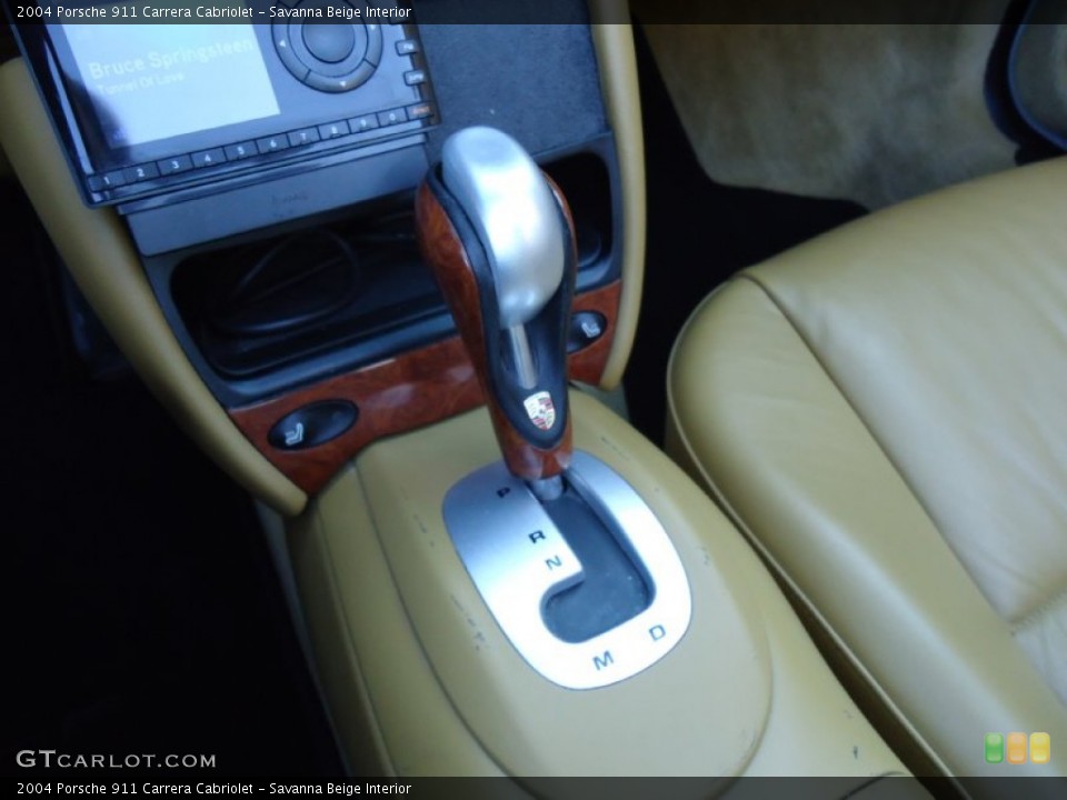 Savanna Beige Interior Transmission for the 2004 Porsche 911 Carrera Cabriolet #61324574