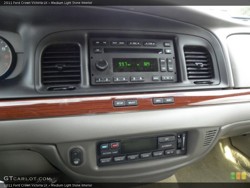 Medium Light Stone Interior Controls for the 2011 Ford Crown Victoria LX #61325440