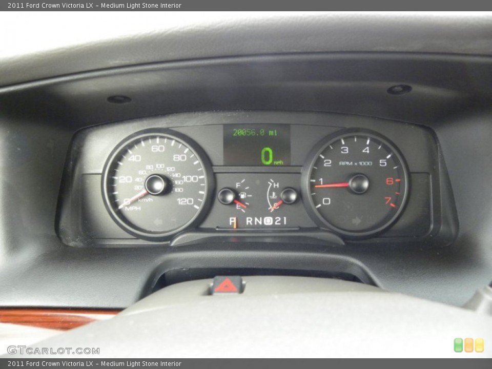 Medium Light Stone Interior Gauges for the 2011 Ford Crown Victoria LX #61325458