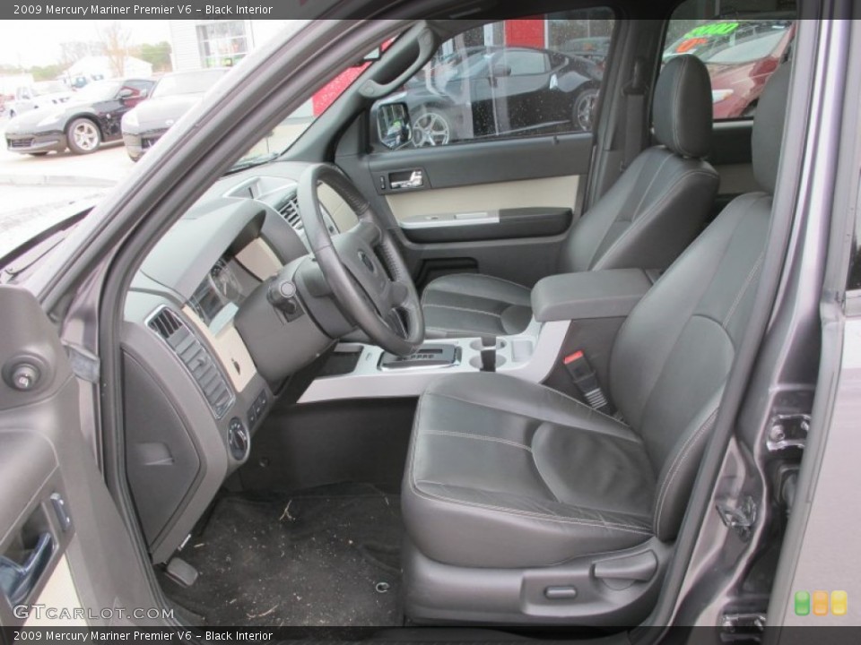 Black Interior Photo for the 2009 Mercury Mariner Premier V6 #61326956