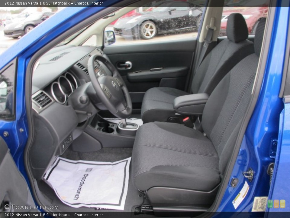 Charcoal Interior Photo for the 2012 Nissan Versa 1.8 SL Hatchback #61327202
