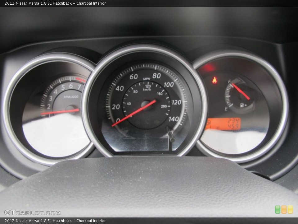 Charcoal Interior Gauges for the 2012 Nissan Versa 1.8 SL Hatchback #61327250