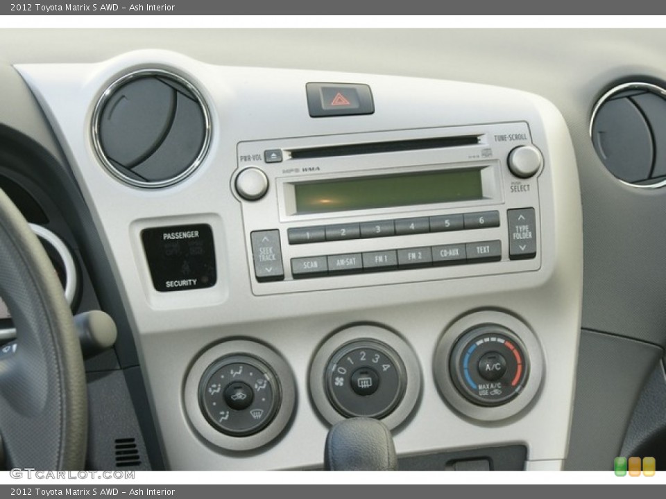 Ash Interior Controls for the 2012 Toyota Matrix S AWD #61332137