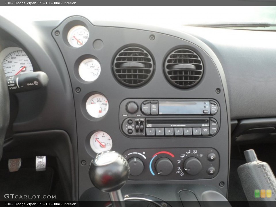 Black Interior Controls for the 2004 Dodge Viper SRT-10 #61333553