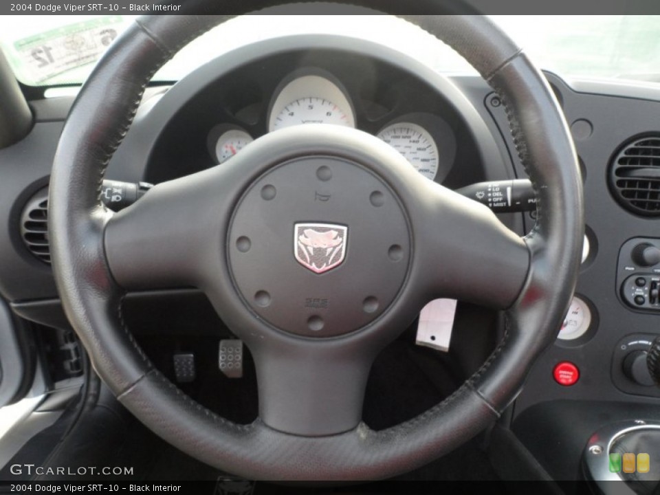 Black Interior Steering Wheel for the 2004 Dodge Viper SRT-10 #61333637