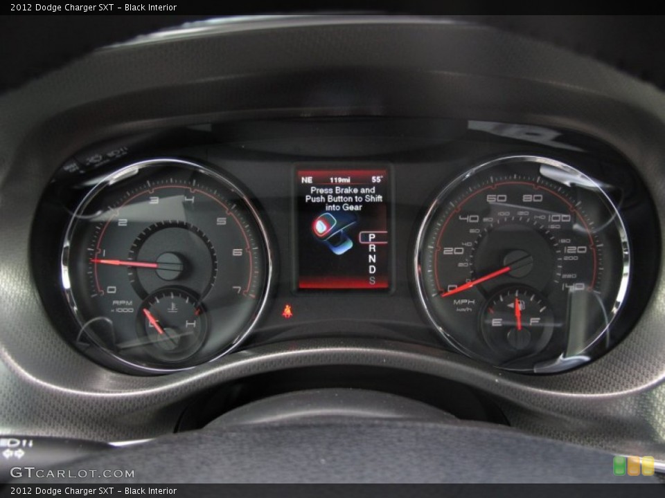 Black Interior Gauges for the 2012 Dodge Charger SXT #61341878
