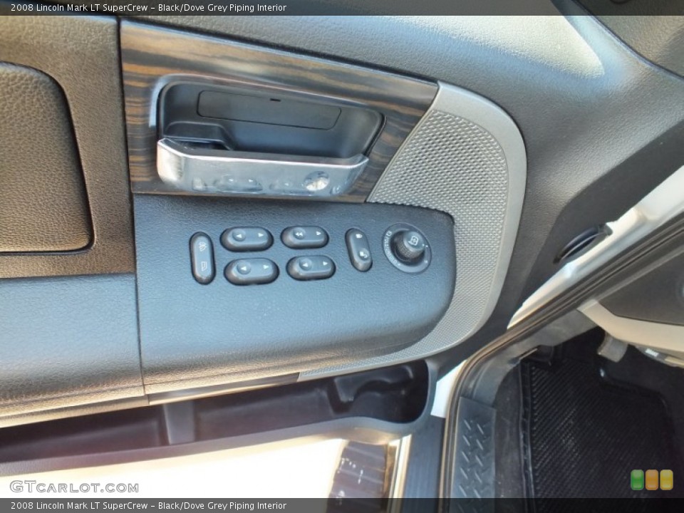 Black/Dove Grey Piping Interior Controls for the 2008 Lincoln Mark LT SuperCrew #61347059