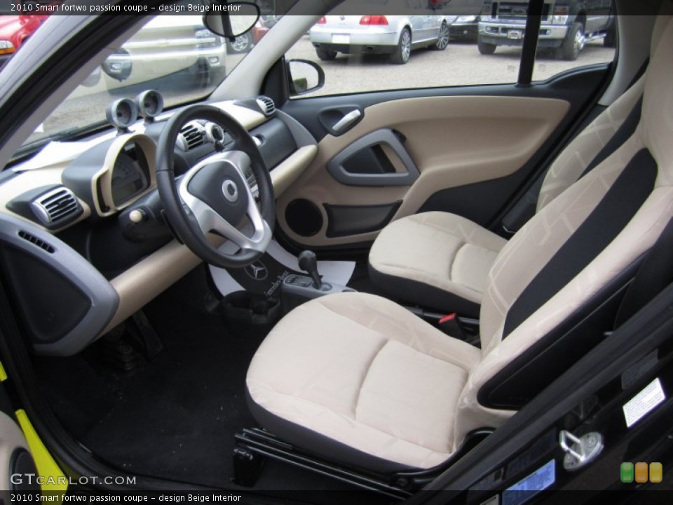design Beige Interior Photo for the 2010 Smart fortwo passion coupe #61347917