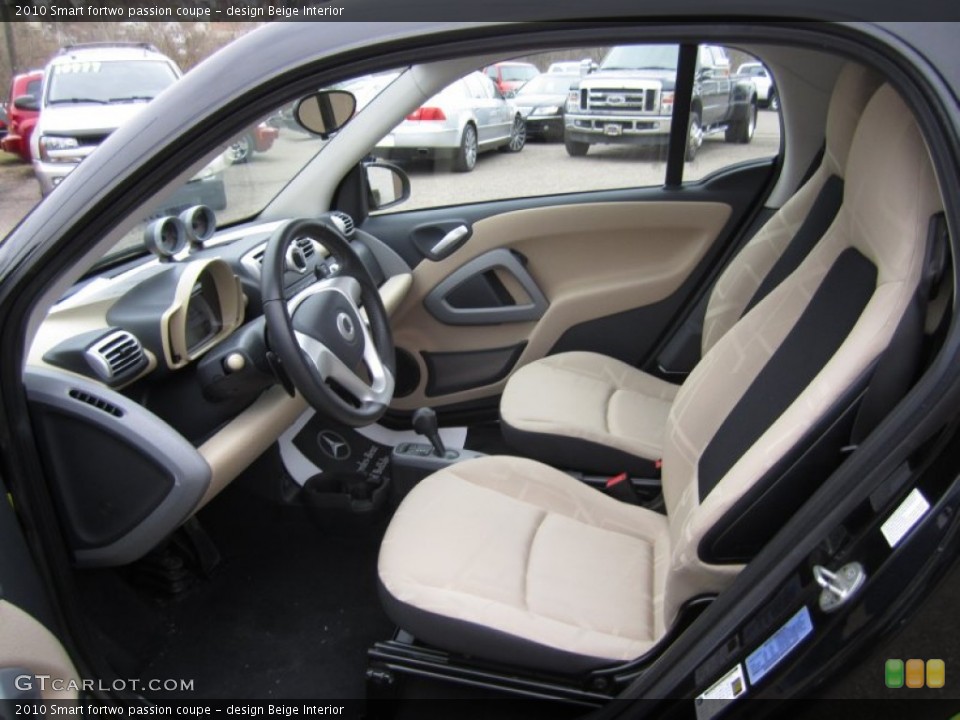 design Beige Interior Photo for the 2010 Smart fortwo passion coupe #61348037