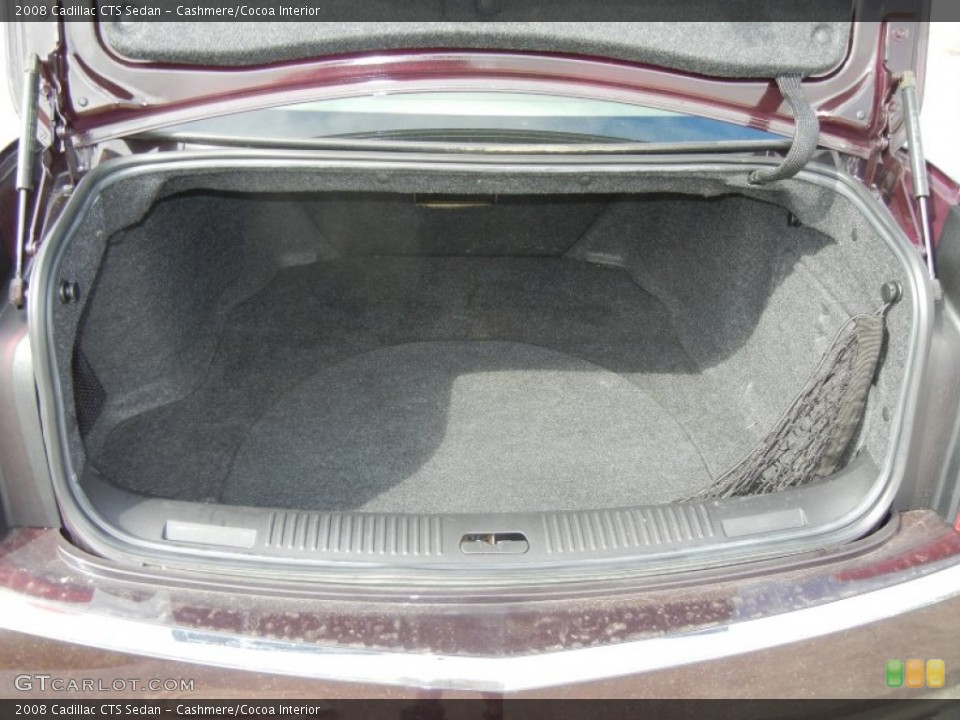 Cashmere/Cocoa Interior Trunk for the 2008 Cadillac CTS Sedan #61349053