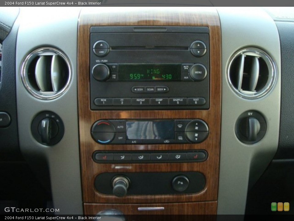 Black Interior Controls for the 2004 Ford F150 Lariat SuperCrew 4x4 #61352804