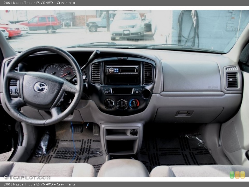 Gray Interior Dashboard for the 2001 Mazda Tribute ES V6 4WD #61358411