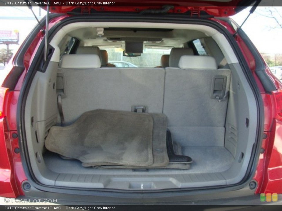 Dark Gray/Light Gray Interior Trunk for the 2012 Chevrolet Traverse LT AWD #61360154