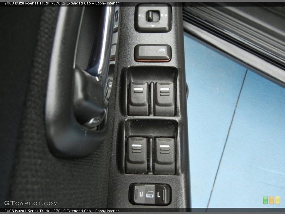 Ebony Interior Controls for the 2008 Isuzu i-Series Truck i-370 LS Extended Cab #61362360