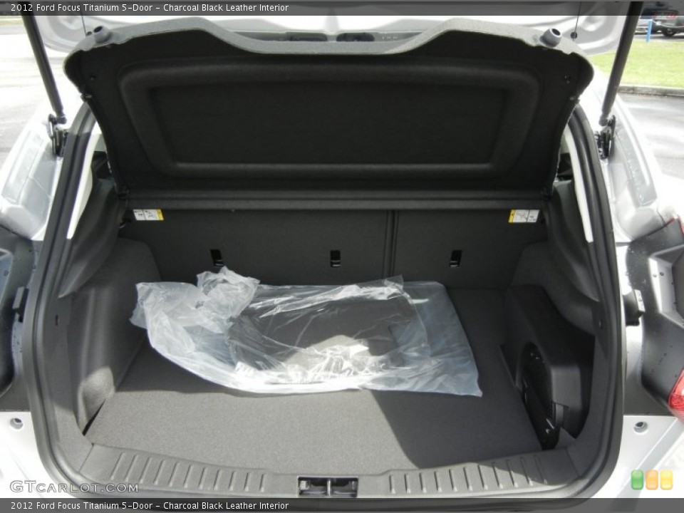 Charcoal Black Leather Interior Trunk for the 2012 Ford Focus Titanium 5-Door #61363959