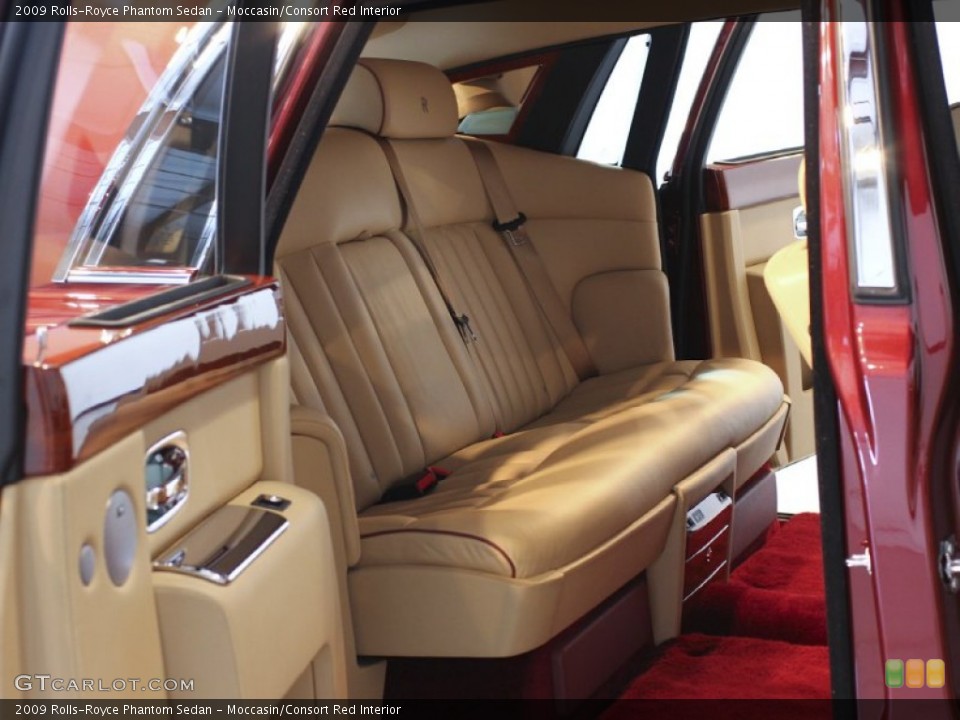 Moccasin/Consort Red 2009 Rolls-Royce Phantom Interiors