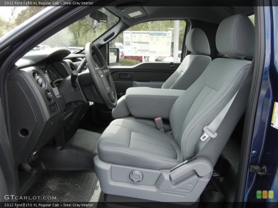 Steel Gray Interior Photo for the 2012 Ford F150 XL Regular Cab #61365290