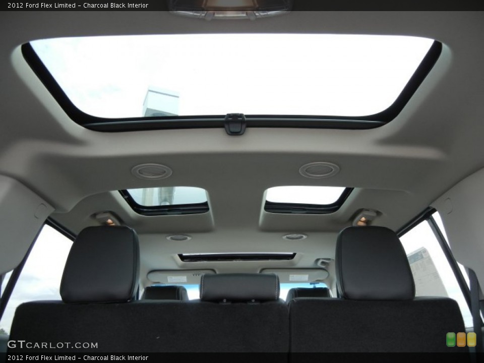 Charcoal Black Interior Sunroof for the 2012 Ford Flex Limited #61365969