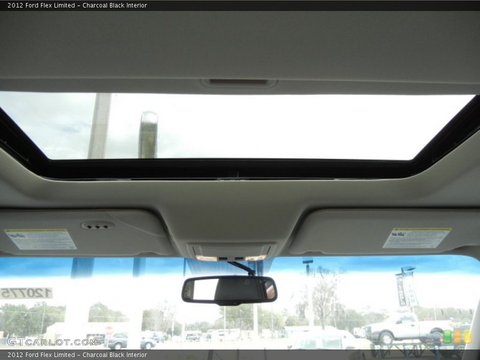 Charcoal Black Interior Sunroof for the 2012 Ford Flex Limited #61365973