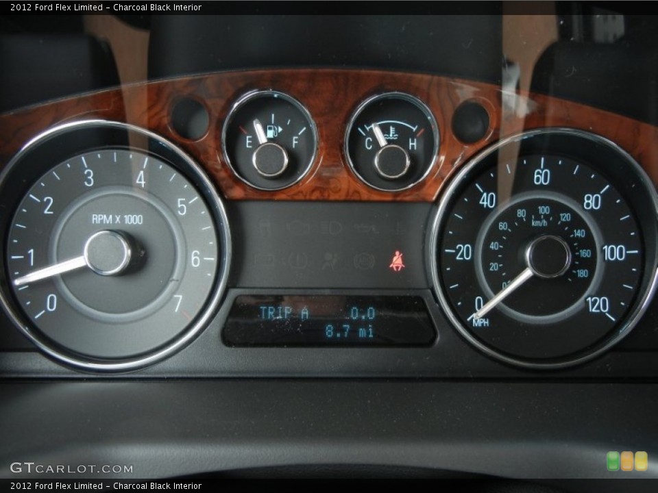 Charcoal Black Interior Gauges for the 2012 Ford Flex Limited #61365993