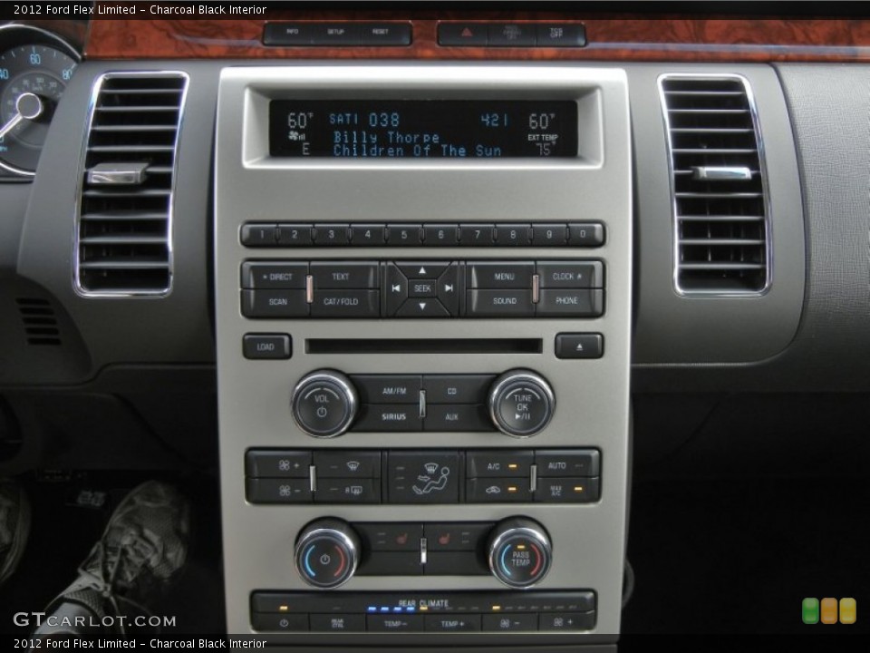 Charcoal Black Interior Controls for the 2012 Ford Flex Limited #61366000