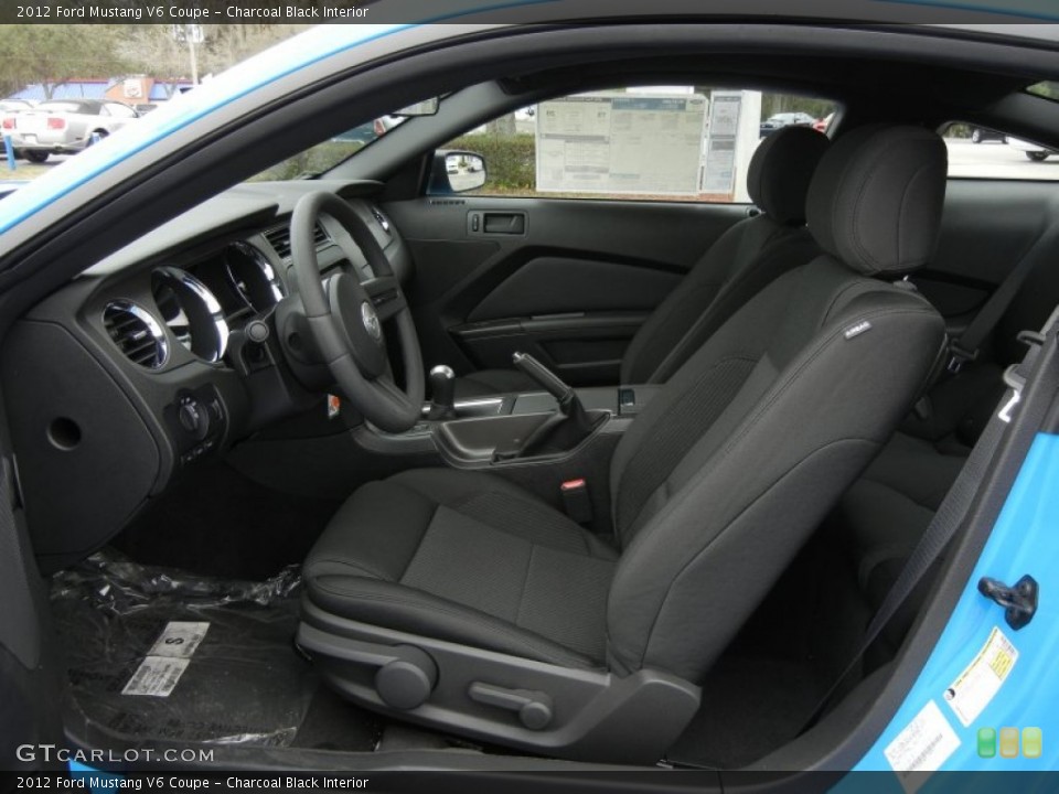 Charcoal Black Interior Photo for the 2012 Ford Mustang V6 Coupe #61366095