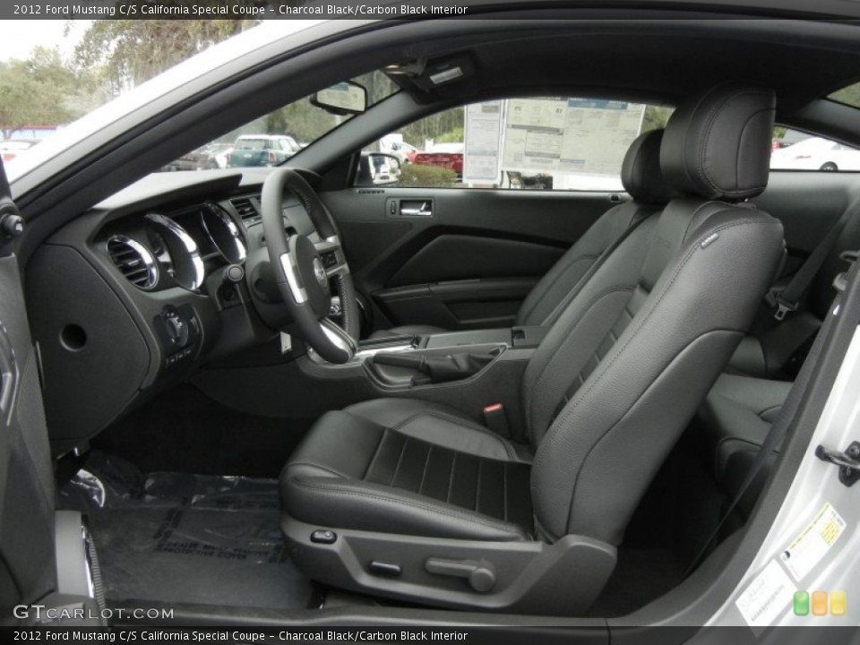Charcoal Black/Carbon Black Interior Photo for the 2012 Ford Mustang C/S California Special Coupe #61366675