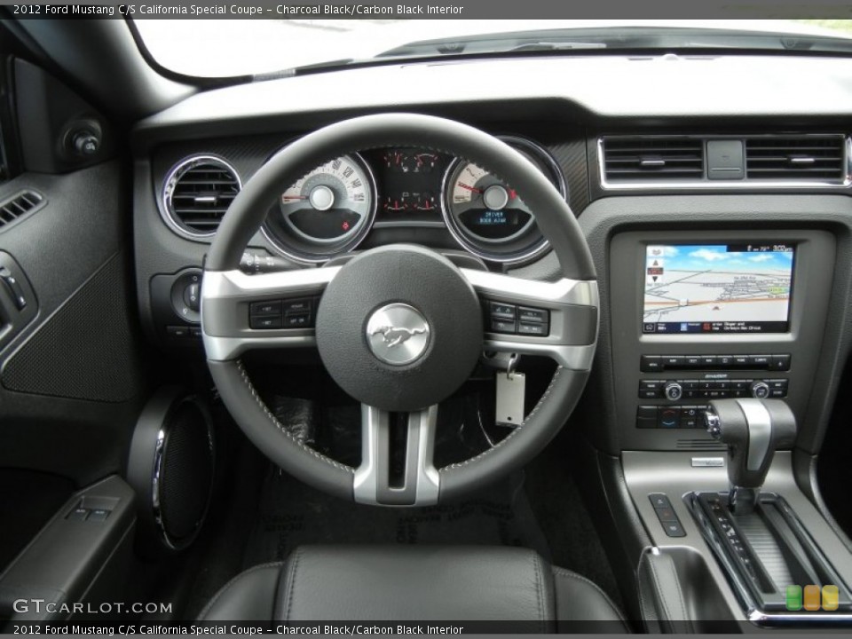 Charcoal Black/Carbon Black Interior Dashboard for the 2012 Ford Mustang C/S California Special Coupe #61366695