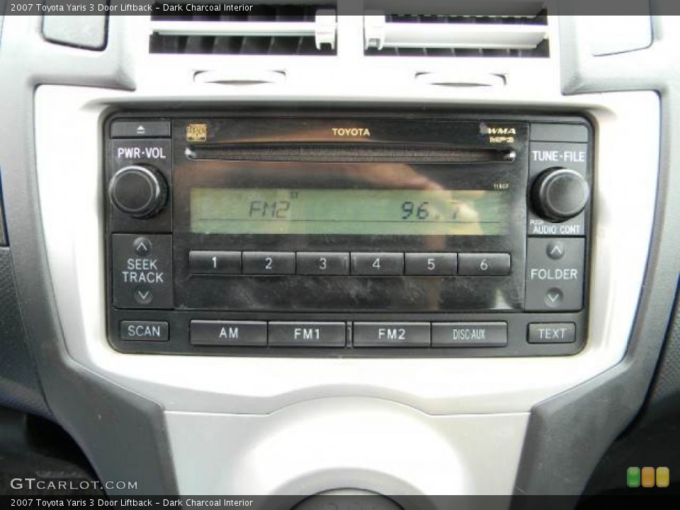 Dark Charcoal Interior Audio System for the 2007 Toyota Yaris 3 Door Liftback #61367139