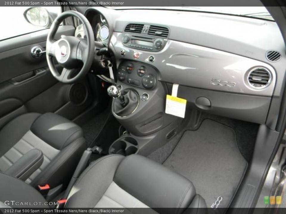 Sport Tessuto Nero/Nero (Black/Black) Interior Dashboard for the 2012 Fiat 500 Sport #61368003