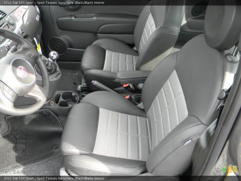 Sport Tessuto Nero/Nero (Black/Black) Interior Photo for the 2012 Fiat 500 Sport #61368036