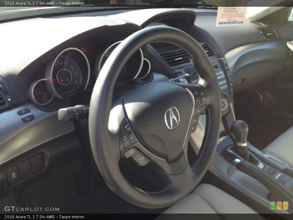 Taupe Interior Steering Wheel for the 2010 Acura TL 3.7 SH-AWD #61368432