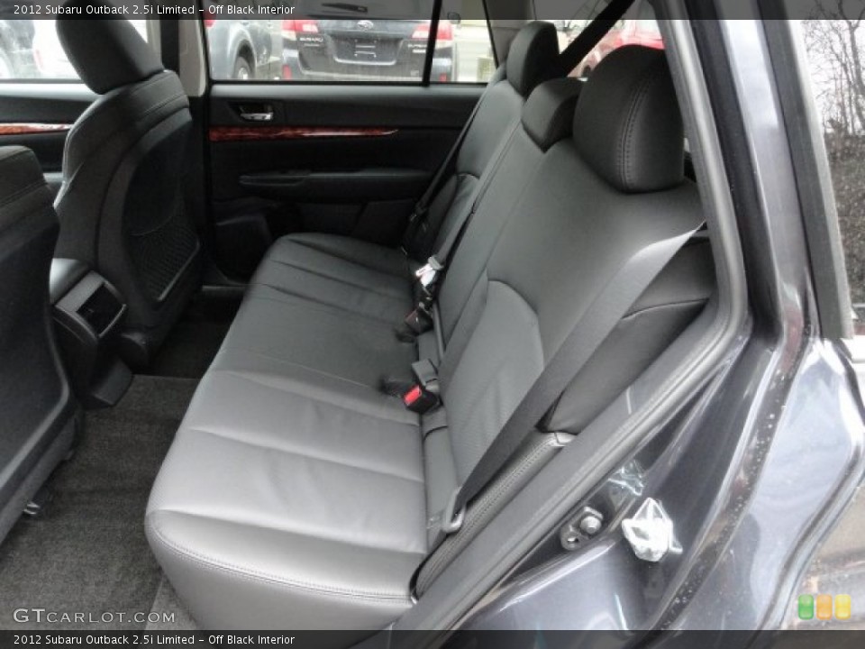Off Black Interior Photo for the 2012 Subaru Outback 2.5i Limited #61369651
