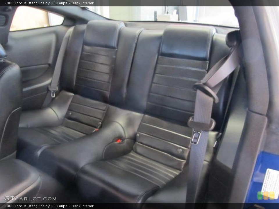 Black Interior Photo for the 2008 Ford Mustang Shelby GT Coupe #61370349