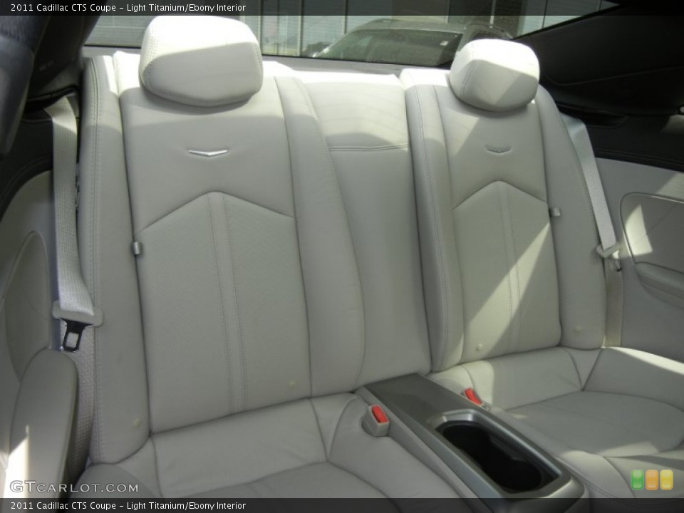 Light Titanium/Ebony Interior Rear Seat for the 2011 Cadillac CTS Coupe #61372653
