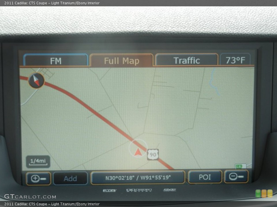 Light Titanium/Ebony Interior Navigation for the 2011 Cadillac CTS Coupe #61372791