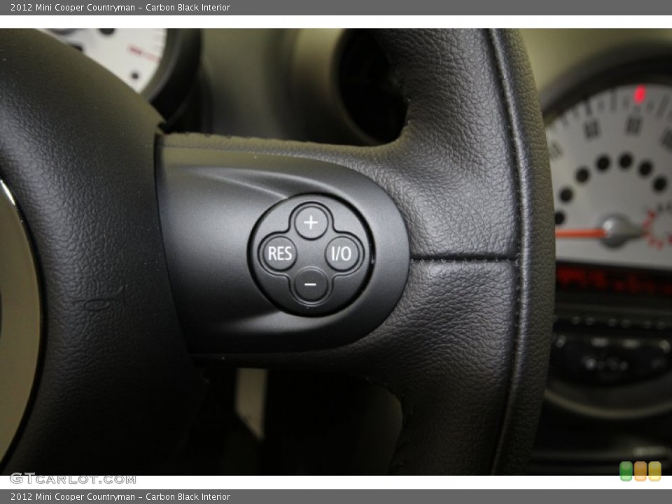 Carbon Black Interior Controls for the 2012 Mini Cooper Countryman #61374500
