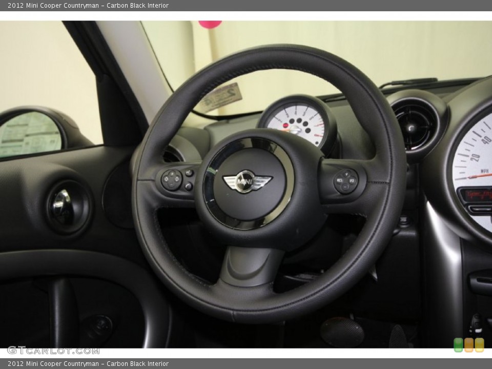 Carbon Black Interior Steering Wheel for the 2012 Mini Cooper Countryman #61374532
