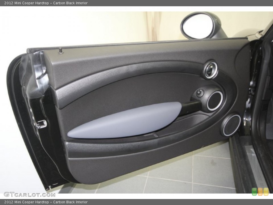 Carbon Black Interior Door Panel for the 2012 Mini Cooper Hardtop #61375068